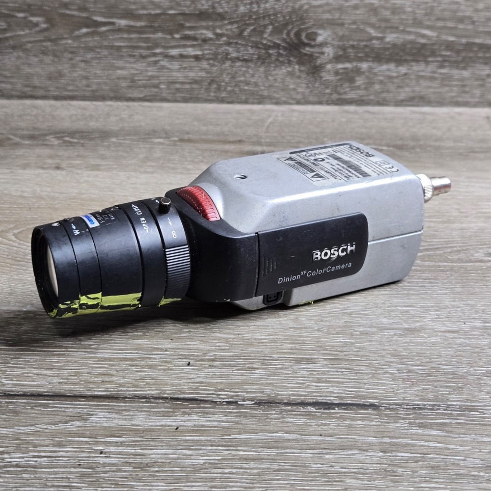 Bosch Dinion XF LTC0485/21 CCTV Camera LTC3374/50 Zoom Lens Analog Tested
